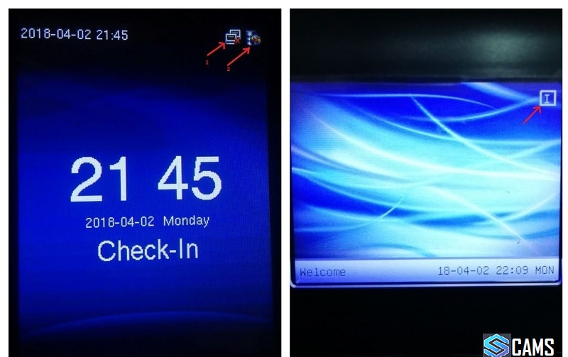 Biometric-attendance-system-offline-status-screen